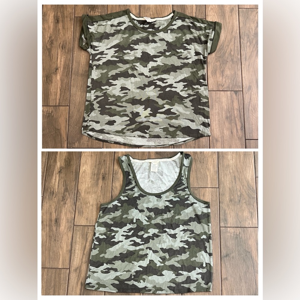 Lucky Brand - 4 Piece Set Camouflage Lounge Set - Picture 2 of 16